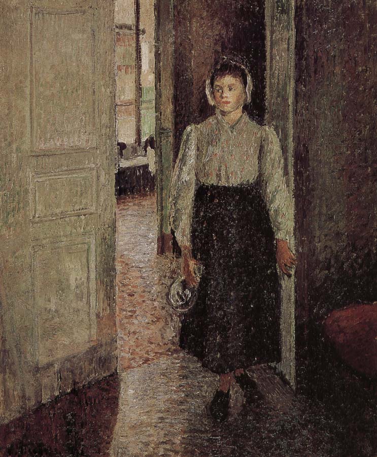 Camille Pissarro young woman